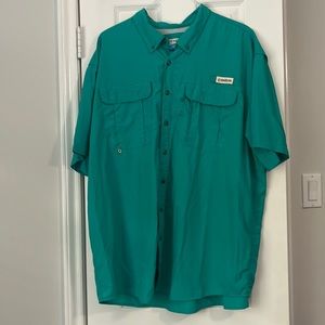 Magellan mint green fish gear relaxed fit shirt XXL